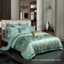 European cotton satin embroidery bedding set